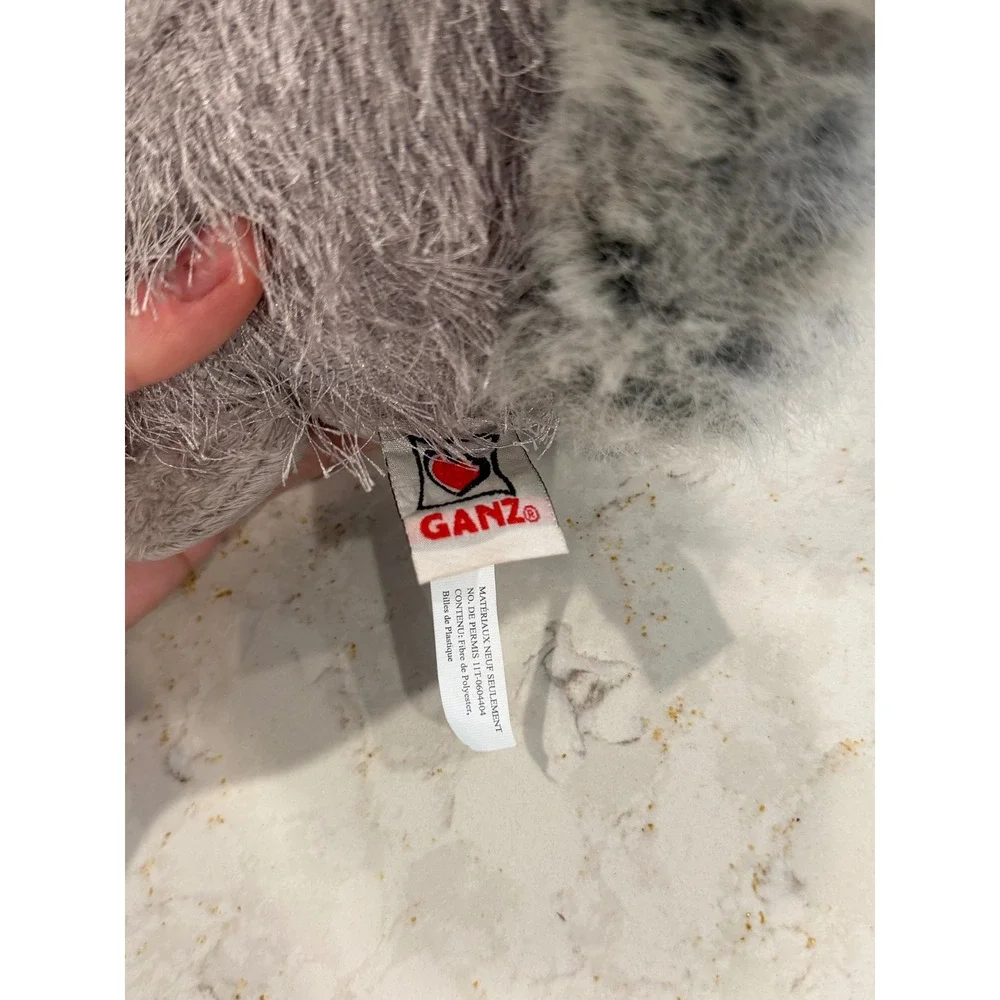 Y2K collectible Ganz Webkinz Gray Squirrel Plush‎ Stuffed Animal No Code HM118